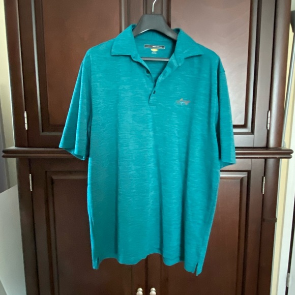 Greg Norman Green Play Dry Fit Golf Shirt Size XL - Picture 2 of 15